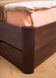 Полуторне ліжко Софія V з ящиками Олімп 120x190 см Горіх