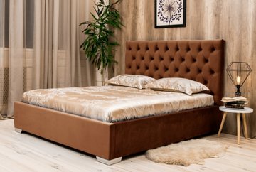 Полуторне ліжко Corners New York 140x190 см Без кутових ніжок Тканина 1-ї категорії — Morfey.ua
