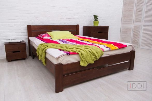 Односпальная кровать Олимп Айрис стандарт 80x190 см Орех — Morfey.ua