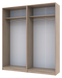Шкаф для одежды Doros Промо Дуб сонома 2+2 ДСП 180х48х204 (42005007)