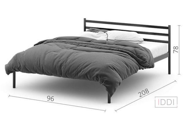 Односпальне ліжко Метакам Флай-1 (Fly-1) 80x190 см Білий — Morfey.ua