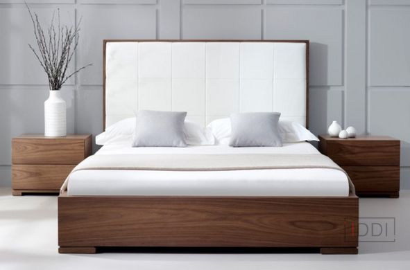 Полуторне ліжко Woodsoft Porto 120x190 см Бук під лаком — Morfey.ua