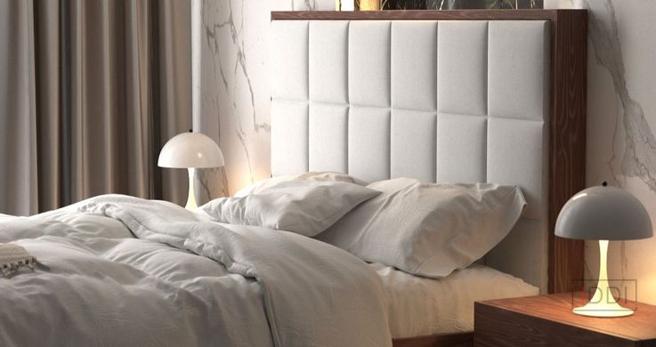Полуторне ліжко Woodsoft Porto 120x190 см Бук під лаком — Morfey.ua