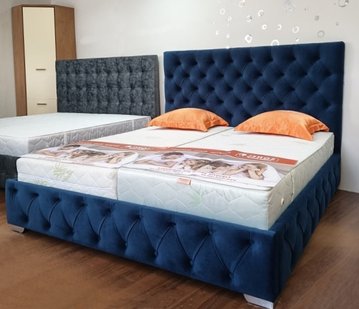 Полуторная кровать Sonel Анжелика Люкс без ниши 120x190 см Ткань 1-й категории — Morfey.ua