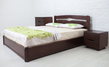 Полуторне ліжко Нова з підйомним механізмом Олімп 120x190 см Горіх — Morfey.ua