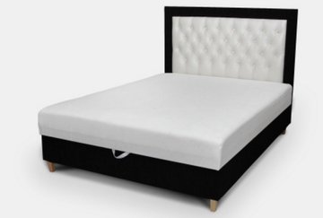 Двуспальная кровать Creale Кора со стразами Ткань 4-й категории — Morfey.ua
