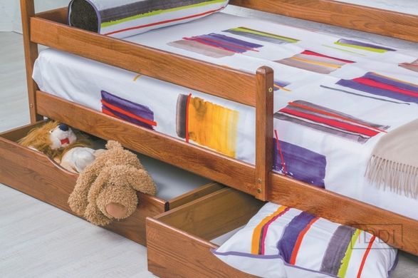 Ліжко-диван підліткове Маріо з ящиками Олімп 80x190 см Венге — Morfey.ua