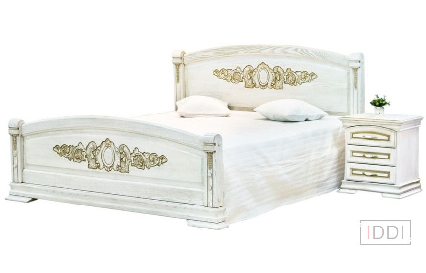 Кровать Лидия с резьбой Morfey 160x190 см — Morfey.ua