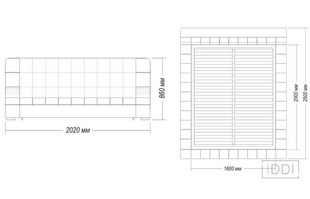 Двуспальная кровать Creale Валенсия с подъемным механизмом 160x200 см Ткань 1-й категории — Morfey.ua