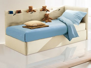Ліжко-диван Corners Тедді з підйомним механізмом 80x190 см Без кутових ніжок Тканина 1-ї категорії — Morfey.ua