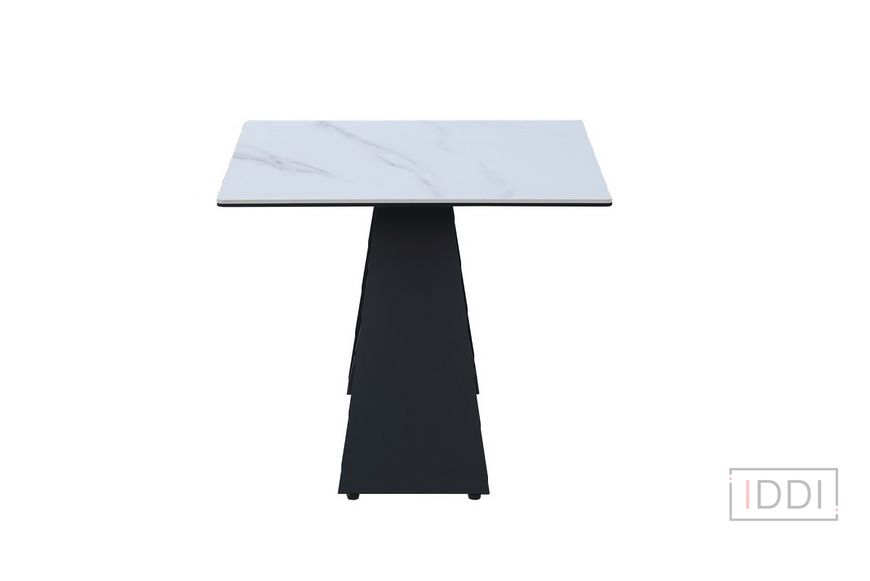 Кофейный стол "Бруно" белый мрамор + черный — Morfey.ua