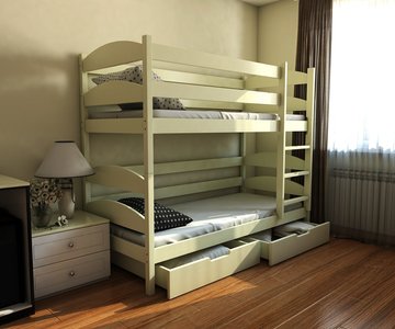 Двухъярусная кровать Лакки Луна 70x140 см — Morfey.ua