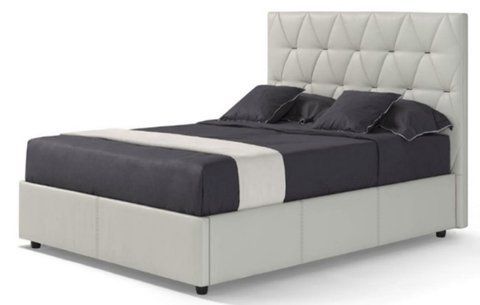 Кровать Нью-Йорк (ромбы ЛЮКС) Green Sofa 120x200 см Ткань 1-й категории &mdash; Morfey.ua