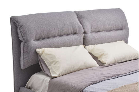 Кровать Sandra MIX 160x200 см с нишей и ПМ grey &mdash; Morfey.ua
