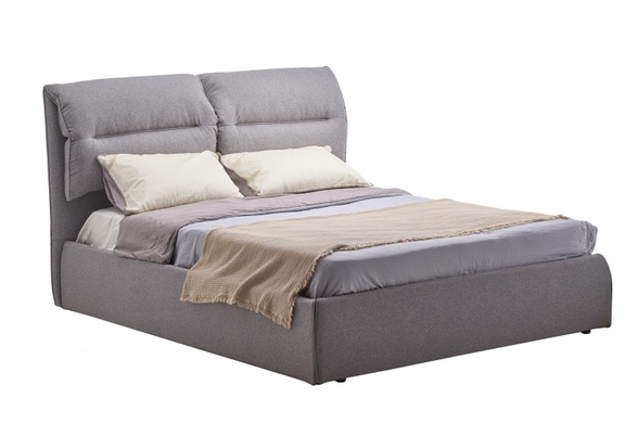 Кровать Sandra MIX 160x200 см с нишей и ПМ grey &mdash; Morfey.ua