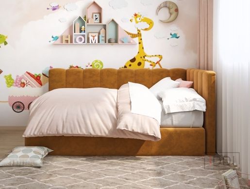 Ліжко-диван Woodsoft Valencia з захисним бортом з підйомним механізмом 120x200 см — Morfey.ua
