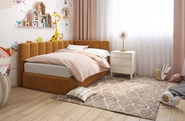 Ліжко-диван Woodsoft Valencia з захисним бортом з підйомним механізмом 120x200 см — Morfey.ua