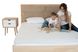 Двуспальная кровать Моника на ножках Camelia Бук щит 160x200 см с подъёмным механизмом
