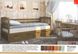 Ліжко Єва підліткова c перегородками Venger (Венгер) 80x190 см Бук під лаком