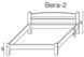 Кровать Вега-2 Темп-Мебель 80x190 см