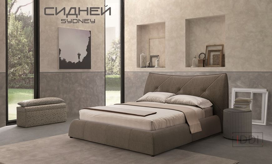 Кровать Сидней Green Sofa 120x200 см Ткань 1-й категории — Morfey.ua