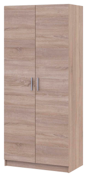 Распашной шкаф для одежды Doros Промо Дуб сонома 2 ДСП 90х48х204 (40908024) — Morfey.ua