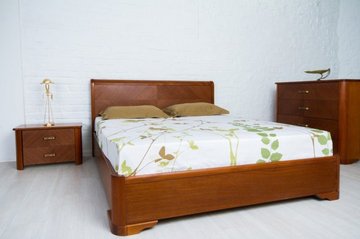 Ліжко Мілена з інтарсією та підйомним механізмом Олімп 120x190 см — Morfey.ua