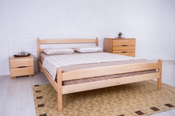Двоспальне ліжко Ліка Олімп 180x190 см Венге — Morfey.ua