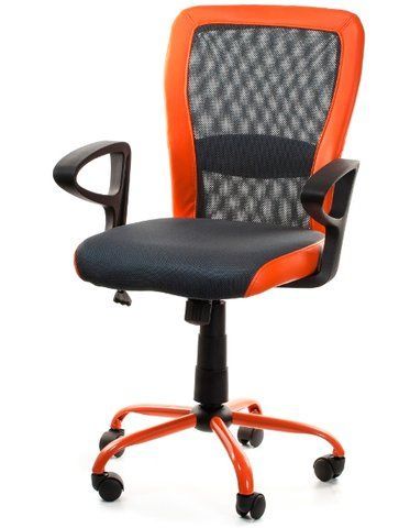 Крісло Leno grey-orange Office4You &mdash; Morfey.ua