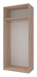 Распашной шкаф для одежды Doros Промо Дуб сонома 2 ДСП 90х48х204 (40908024)