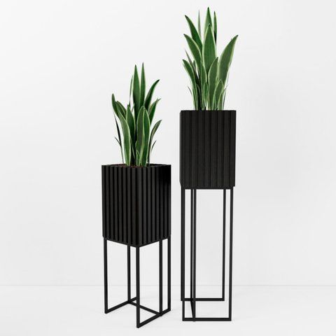 Кашпо Arris Black Esense &mdash; Morfey.ua