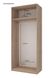 Распашной шкаф для одежды Doros Промо Дуб сонома 2 ДСП 90х48х204 (40908024)
