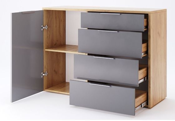 Комод Рамона 1Д 4ш MiroMark 120x43 см &mdash; Morfey.ua