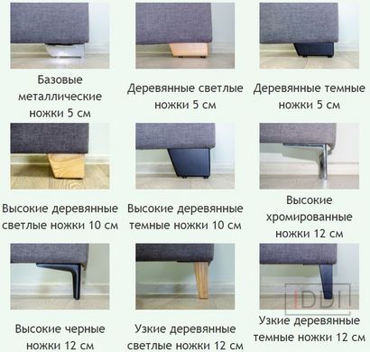 Ліжко Квадро Novelty 90x200 см Без механізму Тканина 1-ї категорії — Morfey.ua
