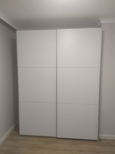 Шафа купе Doros G-Caiser Білий / Білий 2 ДСП / 3 частини 180х60х240 (42002108) &mdash; Morfey.ua