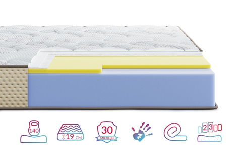 Матрац безпружинний HighFoam Levante Bosco 80x190 см &mdash; Morfey.ua