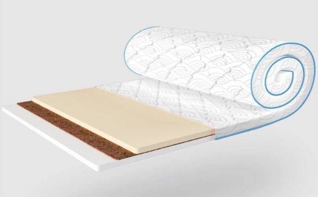 Топпер Sleep&Fly Memo 2 в 1 Kokos жаккард 70x190 см &mdash; Morfey.ua