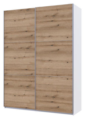 Шафа купе Doros G-Caiser Білий / Дуб Евок 2 ДСП / 3 частини 180х60х240 (42005020) &mdash; Morfey.ua