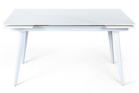 Hugo Carrara White стол раскладной керамика 140-200 см &mdash; Morfey.ua
