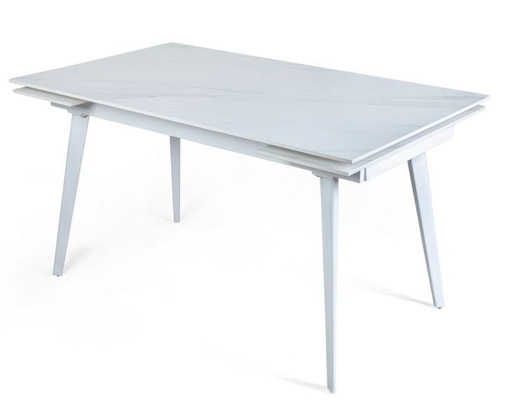 Hugo Carrara White стол раскладной керамика 140-200 см &mdash; Morfey.ua