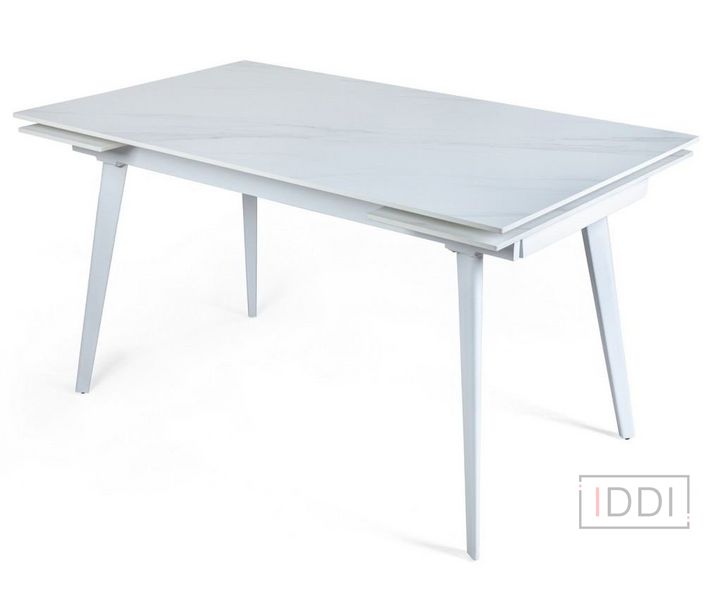 Hugo Carrara White стіл розкладний кераміка 140-200 см — Morfey.ua