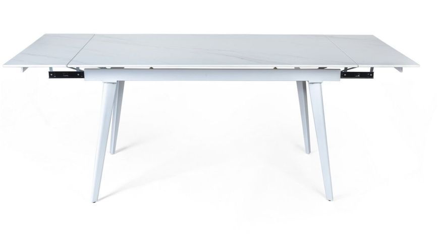 Hugo Carrara White стол раскладной керамика 140-200 см &mdash; Morfey.ua