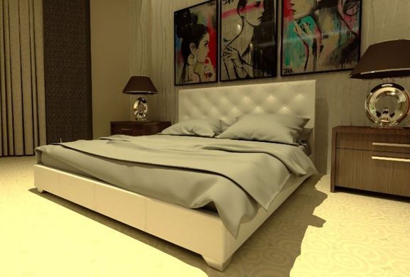 Ліжко Морфей Novelty 90x200 см Без механізму Тканина 1-ї категорії &mdash; Morfey.ua