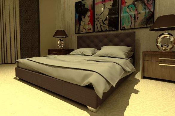 Ліжко Морфей Novelty 90x200 см Без механізму Тканина 1-ї категорії &mdash; Morfey.ua