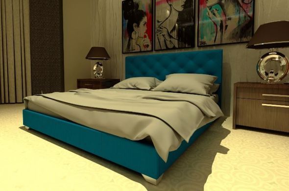 Ліжко Морфей Novelty 90x200 см Без механізму Тканина 1-ї категорії &mdash; Morfey.ua