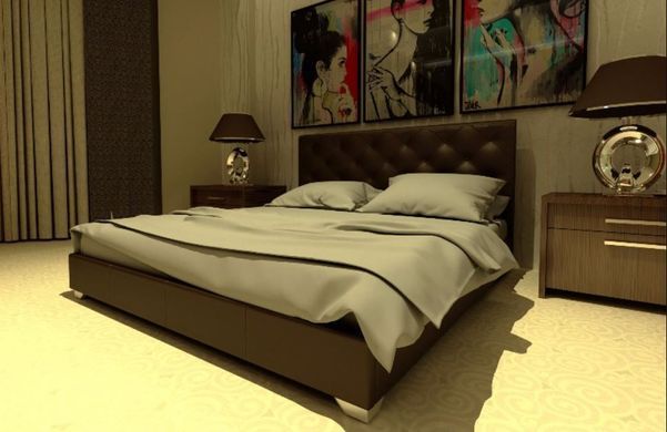 Ліжко Морфей Novelty 90x200 см Без механізму Тканина 1-ї категорії &mdash; Morfey.ua