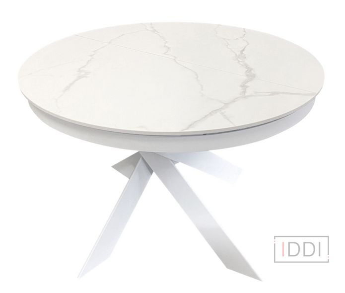 Moon Volakas white стол раскладной керамика 110-140 см — Morfey.ua