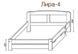 Ліжко Ліра-4 Темп-Меблі 80x190 см Без ніші
