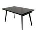 Hugo Lofty Black стіл розкладний кераміка 140-200 см