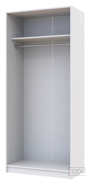Шкаф для одежды Doros Промо Белый 2 ДСП 90х48х204 (44900196) — Morfey.ua